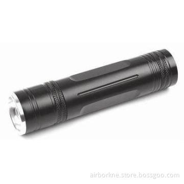 Black Powerful Police LED Flashlight JW020181-Q3 for Hiking
